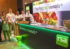 IFPA country council chairperson Jaco Oosthuizen, CEO of RSA Group, Wilene Burger of WBFresh, and William Jarman, Ife Ludjoe, Josh Green and Jacobus Greyling from RSA, at their generous stand.